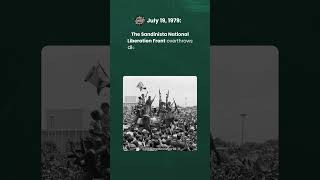 July 19 1979 The Sandinista National Liberation Front overthrows dictator Anastasio Somoza Debayle [upl. by Drallim691]