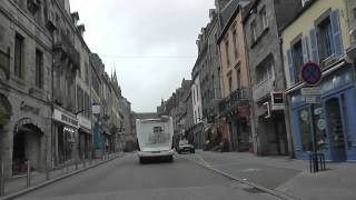 Driving Through SaintPoldeLéon Finistère Brittany France 30th October 2011 [upl. by Schuman]