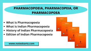 Pharmacopoeia  Indian Pharmacopoeia  Edition historyComplete details in Hindi 2021  Noteskarts [upl. by Severen]