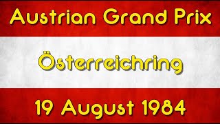 1984 Austrian Grand Prix [upl. by Dionne]