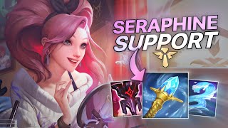 HOW TO PLAY NEW SERAPHINE SUPPORT SEASON 14 GAMEPLAY [upl. by Yt]