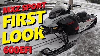 Ski Doo MXZ Sport 600EFI FIRST LOOK FIRST RIDE [upl. by Ayikur]