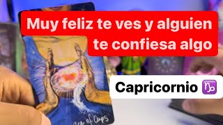 CAPRICORNIO ♑️LÁGRIMAS EN TUS OJOS DE FELICIDAD ALGUIEN REAPARECE MUY CLARO DE LO QUE SIENTE MIRA 🫣 [upl. by Enyalahs537]