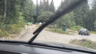 Stave Lake Aug 2022 Access to MudFlats is closed… we had to camped at nearby Rock Creek Campsite [upl. by Bigelow334]