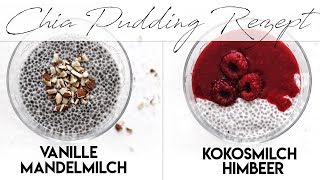 CHIA PUDDING REZEPT  vegan und lecker [upl. by Chilson]