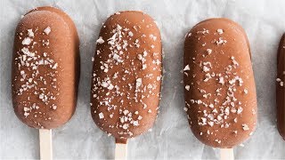 Chocolate Covered Ice Creams  faux Magnums  Homemade DIY Ice Creams on a Stick [upl. by Sassan793]