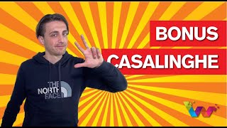 🏠 BONUS CASALINGHE PENSIONE CASALINGHI e BONUS MAMME DISOCCUPATE [upl. by Nnybor]