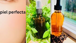 TONICO FACIAL CASERO PIEL PERFECTA y JOVEN CON ESTO Eimina Acne Manchas de la cara Blanquea pie [upl. by Yxel]