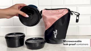 Introducing Micro Meal the tiffin thats as stylish as it is functional [upl. by Yhtomit490]