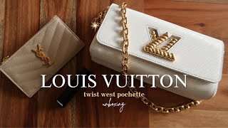 LOUIS VUITTON UNBOXING ♡ twist west pochette ✨ new bag ✨ [upl. by Roxane]