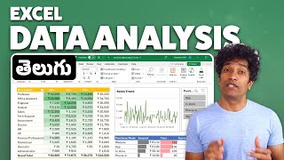 Beginner to PRO Data Analysis with Excel  FREE Adv Masterclass in TELUGU [upl. by Sydalg]