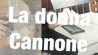 La Donna Cannone De Gregori Tutorial Accordi e struttura in descrizione [upl. by Ellecram482]