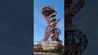 ArcelorMittal Orbit is the worlds longest tunnel slide dayout slide london adventure trending [upl. by Eanrahs]