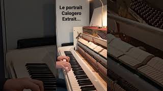 Le portrait Calogero  piano extrait calogero  leportrait [upl. by Suivat434]