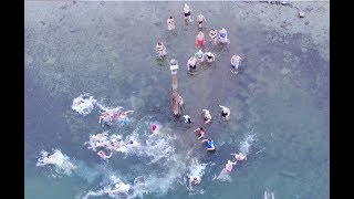 1st Annual Viki Downey Polar Bear Swim in Manson Washington [upl. by Benyamin]