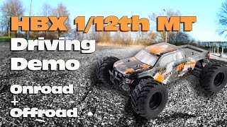 HBX Survivor 112 Brushless MT  Driving Demonstration [upl. by Snapp]