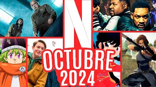 ESTRENOS NETFLIX OCTUBRE 2024 [upl. by Atiran]