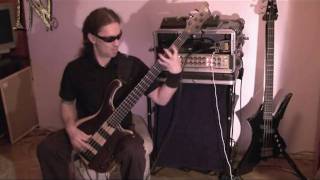 Flight of the Bumble Bee on bass guitar  Novy  Behemoth amp Vader [upl. by Cowley]