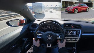 2013 Volkswagen Scirocco 14 TSI POV Test Drive DRIVEWAVE1 [upl. by Llaccm]