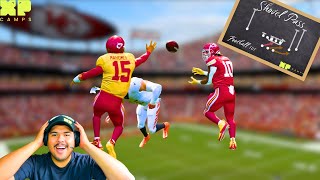 Recreating the Chiefs Shovel Pass In Madden 24  Football Training  Quarterback Fundamentals [upl. by Ytinav]