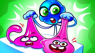 Slick Slime Song 🌷🍬 Nursery Rhymes amp Kids Songs [upl. by Flanagan581]