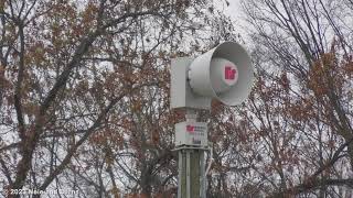 Springport MI 2001130 Siren Test 1142023 [upl. by Amadeus466]