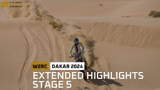 Extended Highlights  Stage 5  Dakar 2024  W2RC [upl. by Anilek]