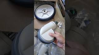 8 inch stryker wheels and central locking casters [upl. by Batty]