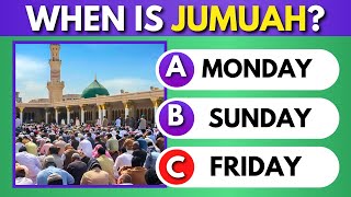 Jumuah Quiz  Friday Prayer Quiz Trivia  Islam Quiz [upl. by Petras912]