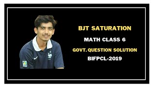 46 BJT Saturation Math Class 6  BJT Transistor Bangla Tutorial [upl. by Nnoj]