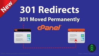 301 Redirect Using cPanel Web Server [upl. by Novj]