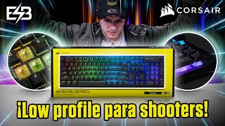 EL TECLADO GAMER QUE DEBERIAS TENER⭐CORSAIR K60 RGB PRO LOW PROFILE ⌨ [upl. by Ademla]