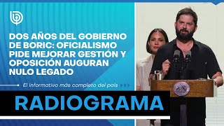 Dos años del gobierno de Boric oficialismo pide mejorar gestión y oposición auguran nulo legado [upl. by Nyleve]