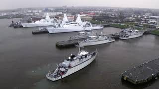 Internationaal vlootverband op havenbezoek in Den Helder  Koninklijke Marine [upl. by Grof]