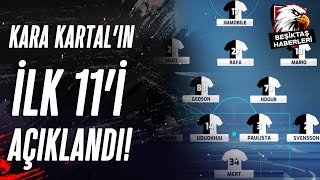 Beşiktaşın Gaziantep FK Maçı İlk 11i Açıklandı [upl. by Alene619]