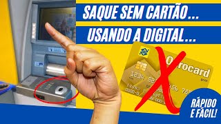 Como Sacar Dinheiro no Caixa Eletrônico do Banco do Brasil Sem Cartão [upl. by Alford]