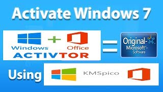 HOW TO ACTIVE WINDOW 7 amp MS OFFICE ALL VERSION amp USING KMSPICO  HOW TO DOWNLOAD NET F [upl. by Abroms251]