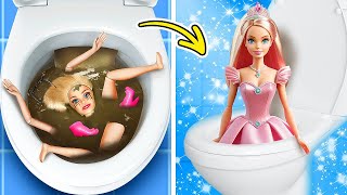 DE PAUVRE POUPÉE À RICHE PRINCESSE 👸💗 ULTIMATE GADGETS ET ASTUCES POUR TRANSFORMATION DE BARBIE [upl. by Pillsbury]