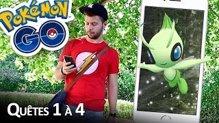 CAPTURE DE CELEBI DANS POKEMON GO  Quêtes 1 2 3 et 4 [upl. by Casteel405]