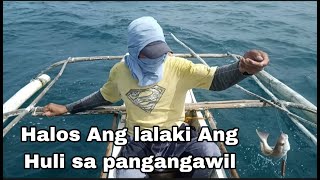 Traditional fishing  Catching bisugo handline fishing beboy official vlog [upl. by Allsun]