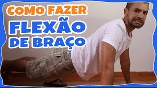 Como fazer flexão do jeito certo [upl. by Ylehsa]