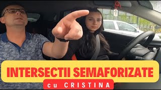 Intersectii semaforizate Cristina  12 [upl. by Macleod]