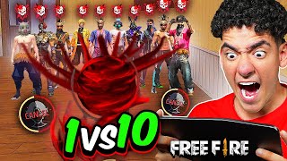 ESTA ES MI MEJOR JUGADA DE FREE FIRE EN CLASIFICATORIA 10 vs 1  TheDonato [upl. by Chlo]