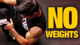 Bodyweight Home Arms Workout NO WEIGHTS NEEDED [upl. by Roddy]