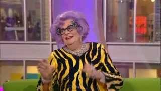 Dame Edna on The One Show  21st March 2013 farewell tour interview [upl. by Yaya]