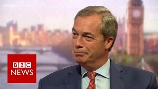 Nigel Farage Voters beginning to put two fingers up to PM  BBC News [upl. by Sophy]