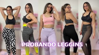 PROBANDO PANTALONES DE LICRA⭐TRY ON HAUL LEGGINS💖 [upl. by Eniamurt]