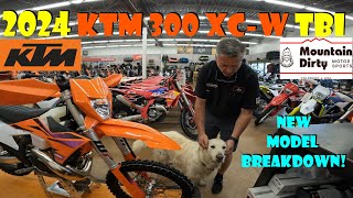 2024 KTM 300 XCW TBI New Model Breakdown Mountain Dirty Motorsports [upl. by Dela]