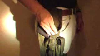 Demonstrating Blackhawk Special Operations pistol holster [upl. by Arrad695]