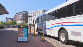 Portland shuttle service for cruise ship passengers expands service across city [upl. by Beitz567]